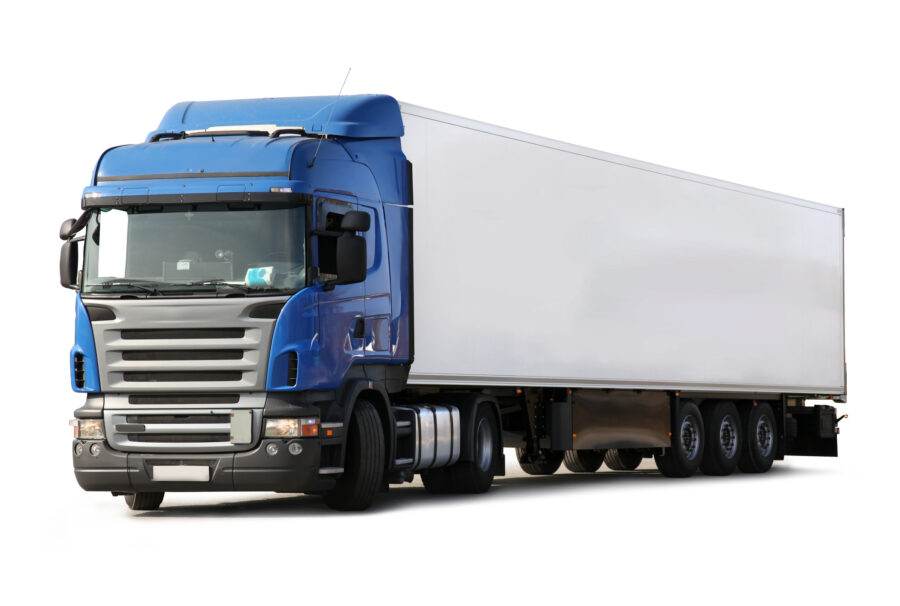 Commercial Land Vehicle (clipping path)